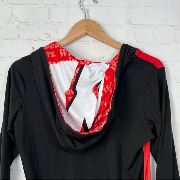 Wisconsin Badgers Lightweight Hoodie Shirt Womens Size Small Scoop Neck - Picture 9 of 10